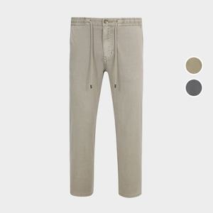 [버커루]남성 슬럽 가먼트다잉 밴딩 팬츠 B222PT470P