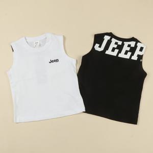 [지프키즈]빅 대문자 지프 민소매티  KN2TSU639