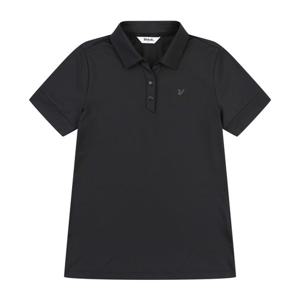 [볼빅어패럴] 여성 골프 에센셜 소매포인트 카라반팔티셔츠 VLTSP391_BK