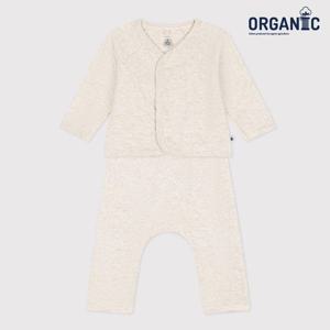 [쁘띠바또]쁘띠바또 베이비 오가닉 퀼티드 가디건 팬츠 상하복 (NTW41NS17F_EU)