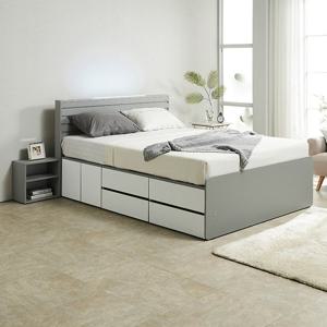 [착불배송 상세확인] C3292P LED 좌도어 서랍침대 Q