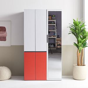 [착불배송 상세확인] C3325 컬러 광폭 1000 행거 옷장 세트