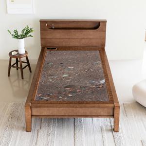 현대의료기 온열가구 1002S 싱글 브라운팔보석 돌침대