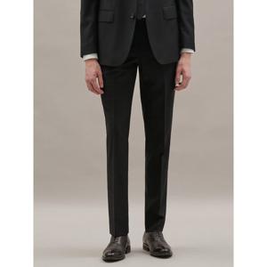 [갤럭시] [GX BLACK] 울 솔리드 슬림핏 수트 팬츠 - 블랙 (GA5802O015)