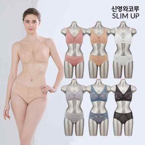 [신영와코루] 슬림업 아이스스킨 브라팬티 12종_C47