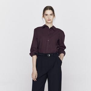 [지오다노]우먼 여 포플린 셔츠 가을 긴팔 남방 345901