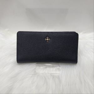 [몽크로스]금장로고  천연소가죽 여성 장지갑 AW8055BLACK_GJA