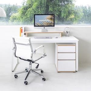 호보 라운드 1500 1인용 컴퓨터책상 테이블 1500x600