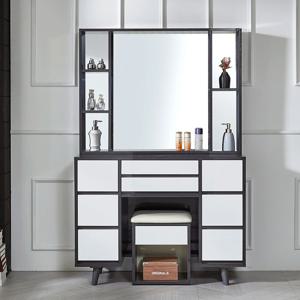 우아미가구 제아 하이그로시 더블 트레져 수납거울 화장대