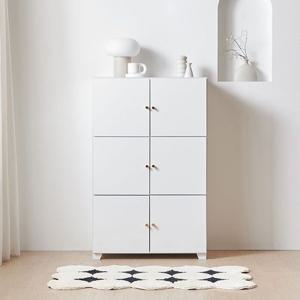 [착불배송] G8222 3단 도어 수납장 800 3colors 3단수납장 도어수납장 주방수납장 다용도수납장 수납가구 주방가구 거실가구 거실수납장 선반장