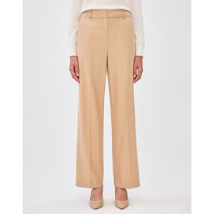 질스튜어트 뉴욕 여성 24FW SET UP울 96% 베이지 솔리드 와이드핏 슬랙스 팬츠 JSPA4D350I2
