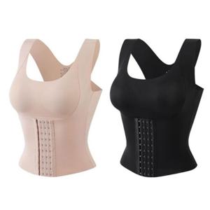 여성 심리스 4단 올인원 뽕브라 1P 뽕패드 코르셋