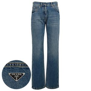 프라다 25FW 라이트블루 스트레이트 레그 데님 팬츠 GFP469 16PK F0V3N