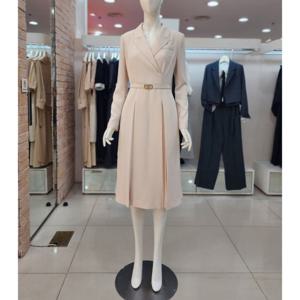 [JJ JIGOTT][JJ지고트]턱 플리츠 테일러드 원피스 GN9A0OP56_DG