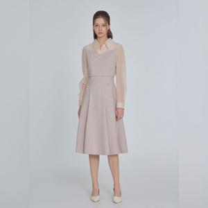 잇미샤 텍스처 컬러 블록 원피스 ITP9WOP310