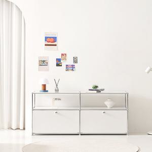 마레앤코 미드센츄리 퀀텀 1200 거실수납장 2단2도어 모듈가구