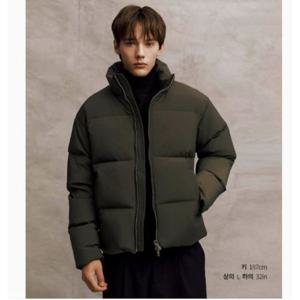 [지오다노]남성 숏 다운 푸파 오리털 점퍼 074923