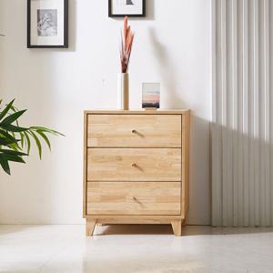 퍼스웰 그린 600 고무나무원목 LPM 3단서랍장(GB_009)