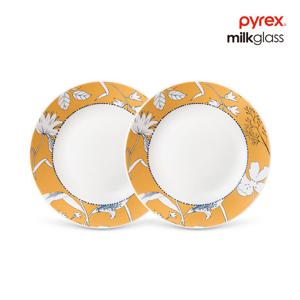 파이렉스 밀크글라스 러써포드 원형중접시 2P