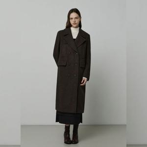 잇미샤 더블 브레스트 백슬릿 울 알파카 코트 ITPBWHC700