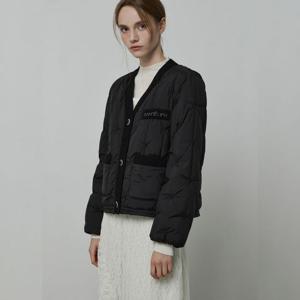 잇미샤 자수 퀄팅 구스 다운 점퍼 ITPAWPD700