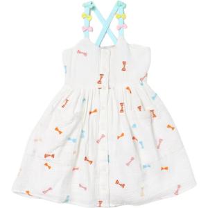 스텔라맥카트니  여아 스트라이프 보우 프린트 캐미 드 TU1B52 Z1593 101EM (12-14+) (성인착용가능)