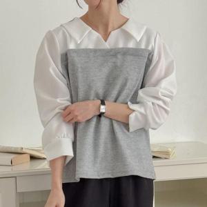 빅사이즈 501 오더스뷔스티에블라우스 DGOT682