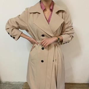 빅사이즈 503 테일러롱트렌치코트 DIR9703