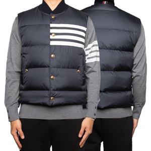 톰브라운 25FW 사선 다운 패딩 베스트 MVD017X 05411 415