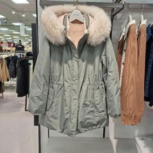 올리비아하슬러 HC42 폭스후드 야상형 점퍼 OHEWDW111