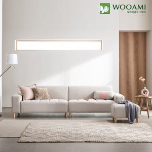 [매장진열상품][지방만가능]우아미가구 리사 4인 아쿠아텍스 패브릭 소파 2color