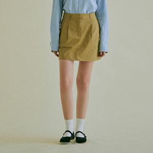 [후아유]3부 면 스커트 (WHWHC3719F-T)