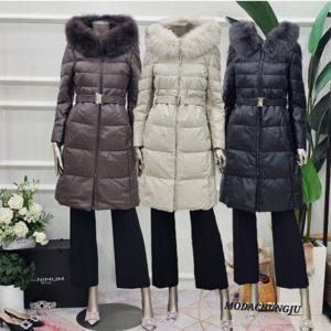 [미니멈]MD 리얼 양가죽 폭스 후드 구스다운 패딩  MD MMYDKPM08