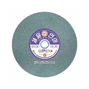 제일연마 GC석 연마석 205x25Tx15.8mm 80방(1장) 연마석 탁삭그라인더돌 탁상그라인더 gc석 연마 철물