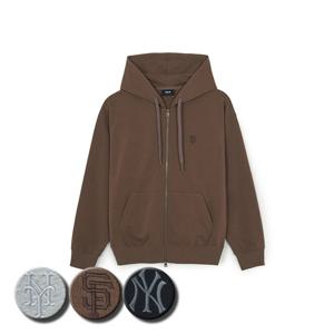 MLB 공용 베이직 스몰로고 오버핏 후드집업 (3ATRB0161)