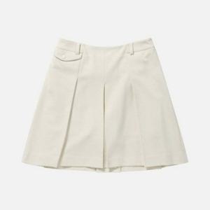 윌슨반바지 VQA W244002GSKO3-CRM 여성 울 라이크 미드 스커트