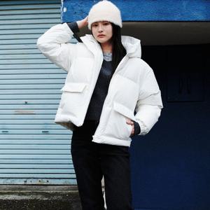 [플랙진]여성 베이직 푸퍼 후드 점퍼(PWTI4DJL01W)