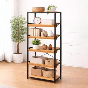 아트박스/가구느낌 가드책장 6단 800 철제 책꽂이 인테리어