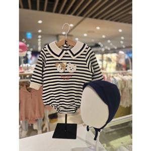 [블루독베이비] 26 SS(NY)클래식도기 모자세트 바디수트(4611360401)신생아백일 돌 조카 선물 유아 아가옷