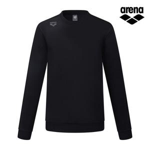 [아레나]아레나스포츠 유니 팀라인 베이직 맨투맨 S3SC1PO01BLK