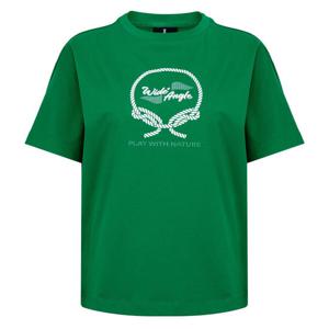 [와이드앵글]여성 CO 아트웍 반팔 라운드 티셔츠 L(WWM26292G7)