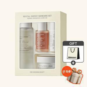 [GS1위][연휴특가] 조성아뷰티 리바이탈 에너지 스킨케어 세트 + 쇼핑백(소비자가 158,000원)