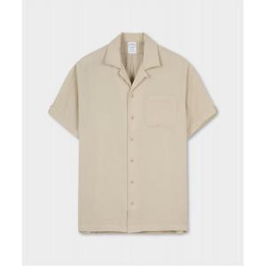 [브룩스브라더스] 와플 캠프 셔츠 (베이지) (BBTPMM0132ZFM)