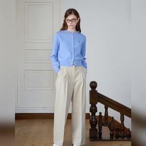 [올리브데올리브]핀턱 레직기 슬림 와이드 코튼 팬츠 OW5SL2180