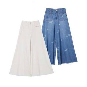 [에고이스트] ER3DP770 와이드 데님 레터링 데님팬츠(25년 가을)