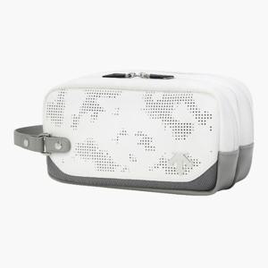 데상트골프파우치 VQA DR12MFBG12-BWTG 남성 더블지퍼 파우치 / Bright White