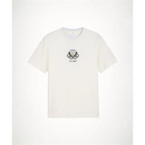 푸마 푸마 팔로모 그래픽 반소매 티셔츠 - 웜 화이트 625558-65 1537052