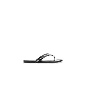 25 FW 발렌시아가 크로커다일 이펙트 올오버 로고 샌들 613845WA9D5 TP436870150