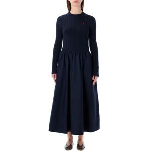폴로 랄프로렌 미디 원피스 211A96349 004 HUNTER NAVY
