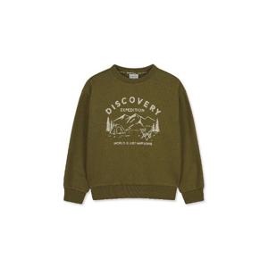 디스커버리키즈긴팔티 BQK DKMT83056-OLS 키즈 전면 그래픽 기모 맨투맨